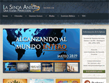 Tablet Screenshot of lasendaantigua.net